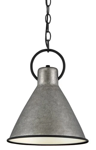 Hinkley Lighting 3557 Winnie 1 Light 12"W Pendant - Aged Zinc / Distressed Black - Picture 2 of 12