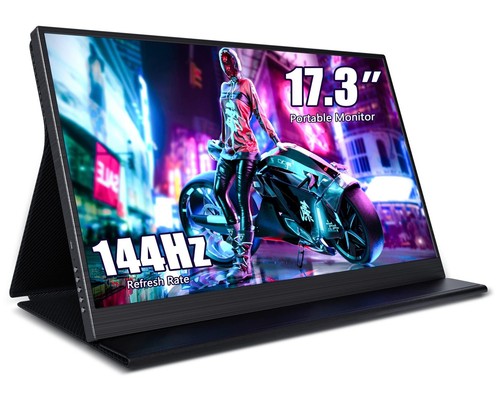 17.3Inch 144Hz 1080P FHD Gaming Monitor USB C HDMI Computer Display HDR IPS Lapt