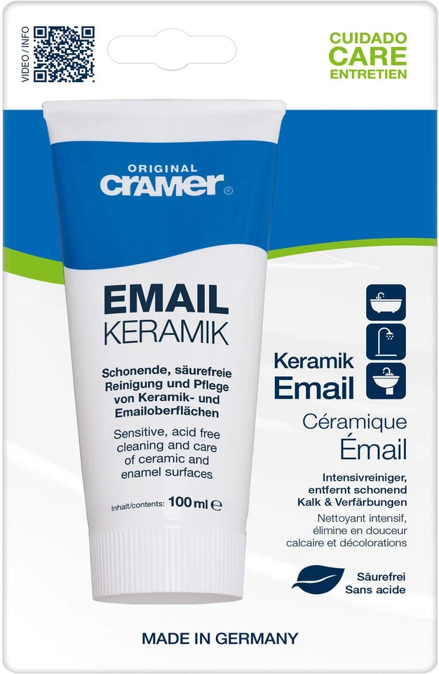 Cramer Email Star 100 ml Tube Reinigungspaste Pflegepaste Polierpaste Emaille