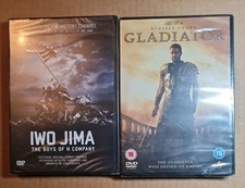 Iwo Jima DVD,Gladiator DVD, (2006) (2004), NEW SEALED,FREE P+P