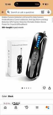 Hidden Camera Detectors,Infrared Pin-Hole Camera Finder,Wireless Camera detector