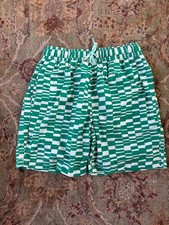 J. Crew Crewcuts Swim Shorts Trunks 6  Inseam Size 16 Blue Boys New No Tag