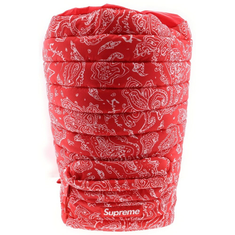 Sac à dos tampon Supreme 22Aw rouge cachemire entier H5653