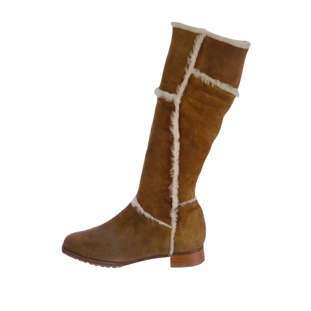 Manolo Blahnik NWB Mircus Shearling Booties Size 40.5 US 10.5 in Brown Suede MIRCUS | Black Suede Ankle Boots | Manolo Blahnik main image 2