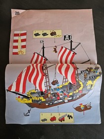 LEGO Set 6285 Manual Instructions ONLY Black Seas Barracuda 1989