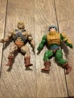 MOTU Vintage 1980’s Mattel He-Man & Man At Arms, Master Of The Universe Lot Of 2