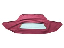 Fits 1990-2005 Mazda Miata Soft Top Canvas Burgundy Htdglass Fits 1990-2005 Mazda Miata Soft Top Canvas Burgundy Htdglass