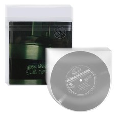 7 Inch Vinyl Record Inner Outer Sleeves - Anti-Static Plastic Protective Sle...