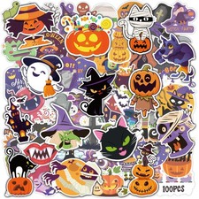 OHOME Halloween Stickers 100 PCS Party Favors -