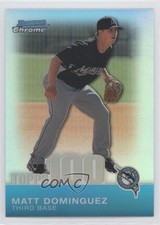 2010 Bowman Chrome Topps 100 Prospects Refractor /499 Matt Dominguez #TPC57 9y7