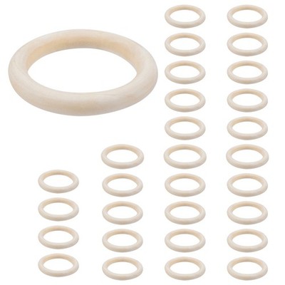 2X(30 StüCk 70Mm  Ringe,  Ringe  Kreise für DIY , Makra7059