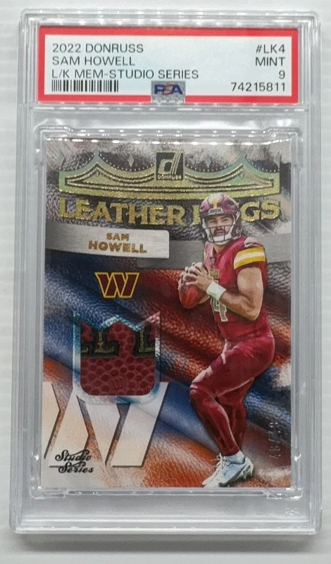 Sam Howell Panini Donruss Leather Kings Memorabilia #LK4 Studio Series