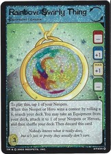 2003 Neopets TCG Base Set Rainbow Swirly Thing #27/234 Holo Foil Card