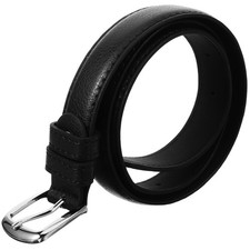 Boys Adjustable Waist Strap: Stylish PU Belt with Metal Buckle