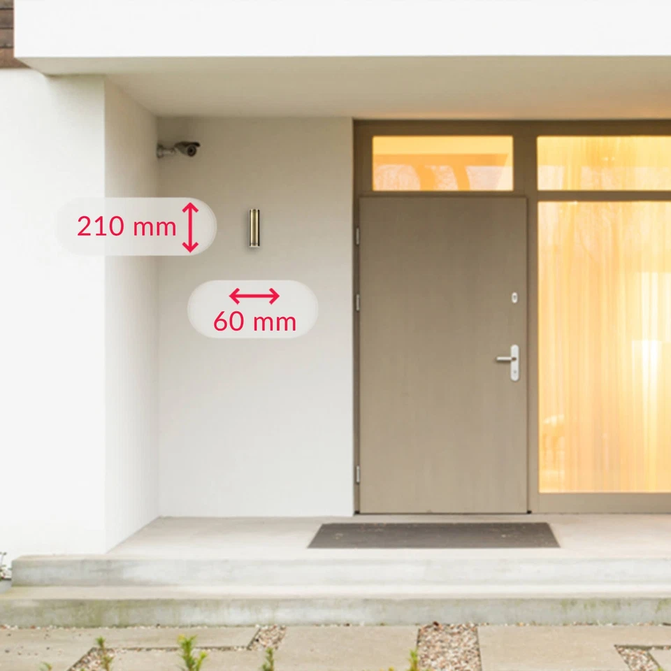 Wetterfester Strahler SERRES Messing IP64 für Außen GU10 Fassade Haus Wand Lampe - Bild 3 von 4