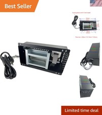 Soffiatore compatto 9" DN104 con comando manuale per stufe a legna - facile installazione