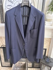 OXXFORD CLOTHES men's blazer sport jacket - navy blue - 40L 41L 42L