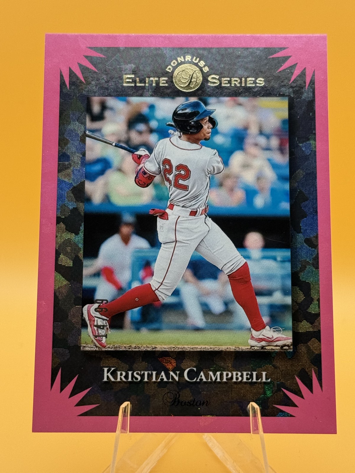 2025 Panini Donruss - Elite Series Kristian Campbell #5 Pink Ice (RC)