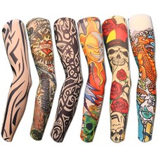 Akstore Temporary Tattoo Sleeves Set Arts Temporary Fake Slip On Tattoo Arm Slee