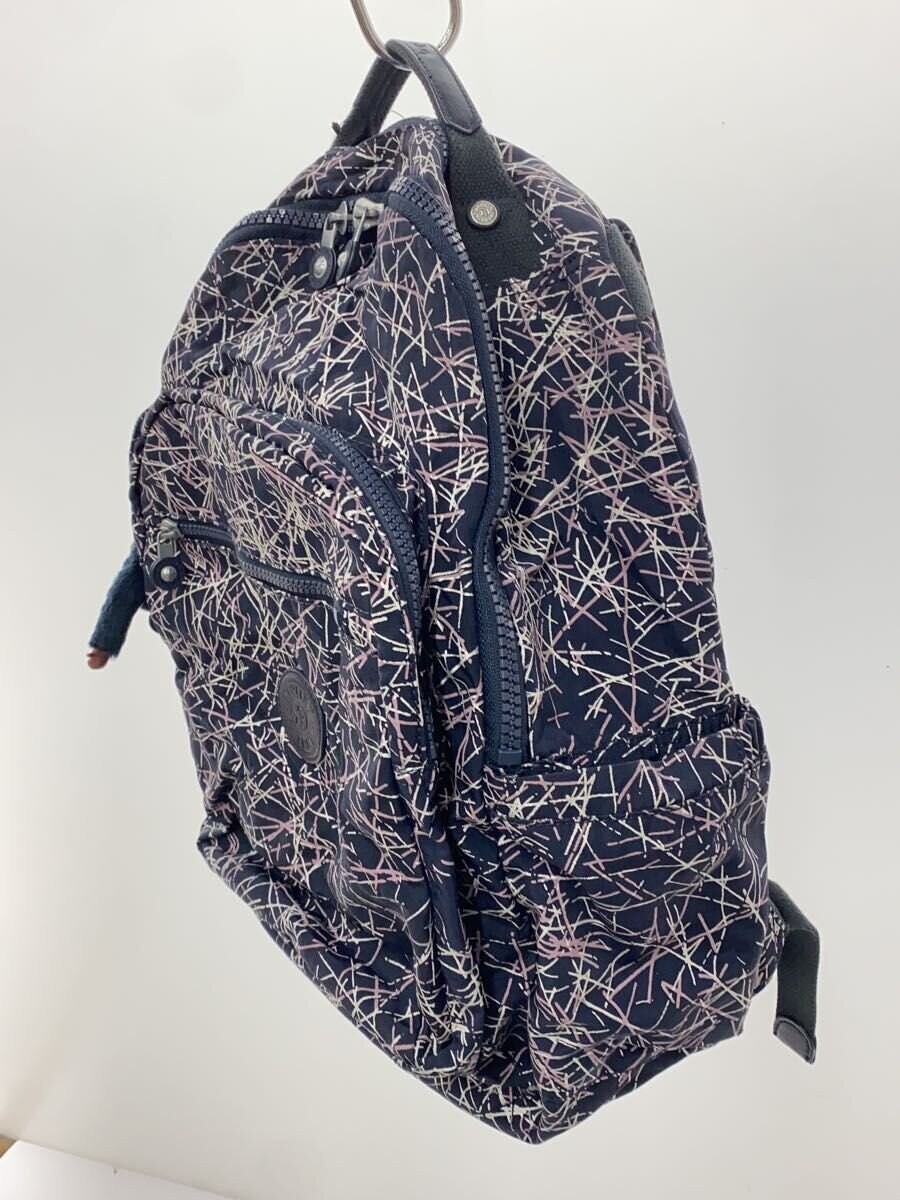 Kipling Backpack Polyester Black All-Over Print - image 2