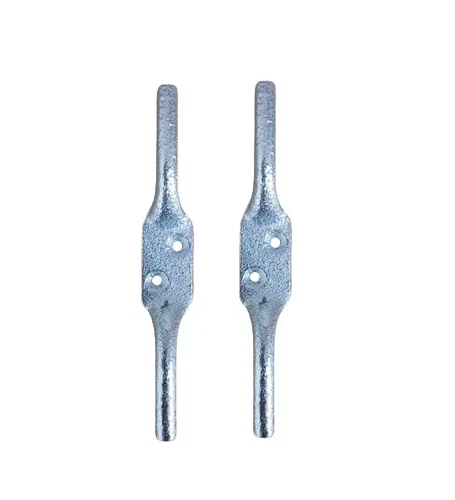 2 X 4" 100mm Heavy Duty Galvanised Steel Cleat Hook Strong Washing Line Hoist