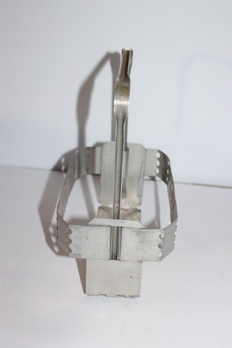 RARE vintage 7-up soda delivery man's 6-pack metal aluminum can carrier NICE - Picture 2 of 6