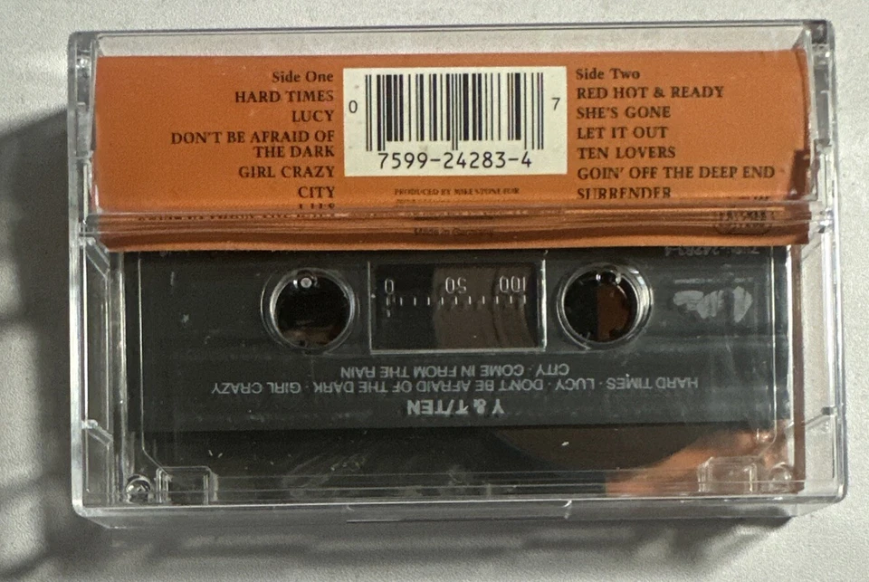 Y & T  Ten Cassette Tape 1990 Geffen Records Heavy Metal Ex / VG+ Condition - Image 3 of 4