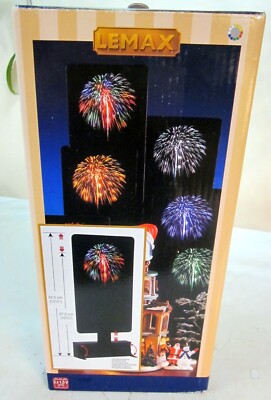Lemax 2017 Multi-Color Fireworks Lights Accessory #74256 NEW NOS