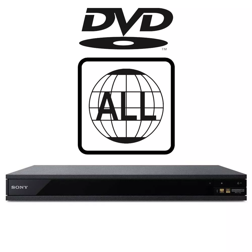 Sony Blu-ray Player UBP-X800 All Zone Code Free MultiRegion 4K Ultra HD