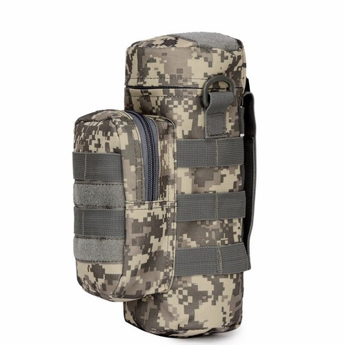 Outdoors Water Bottle Pouch Tactical Gear Kettle Waist Shoulder Bag New - Picture 10 of 17