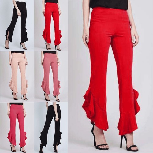 Slit Palazzo Bottom Trousers Pants 