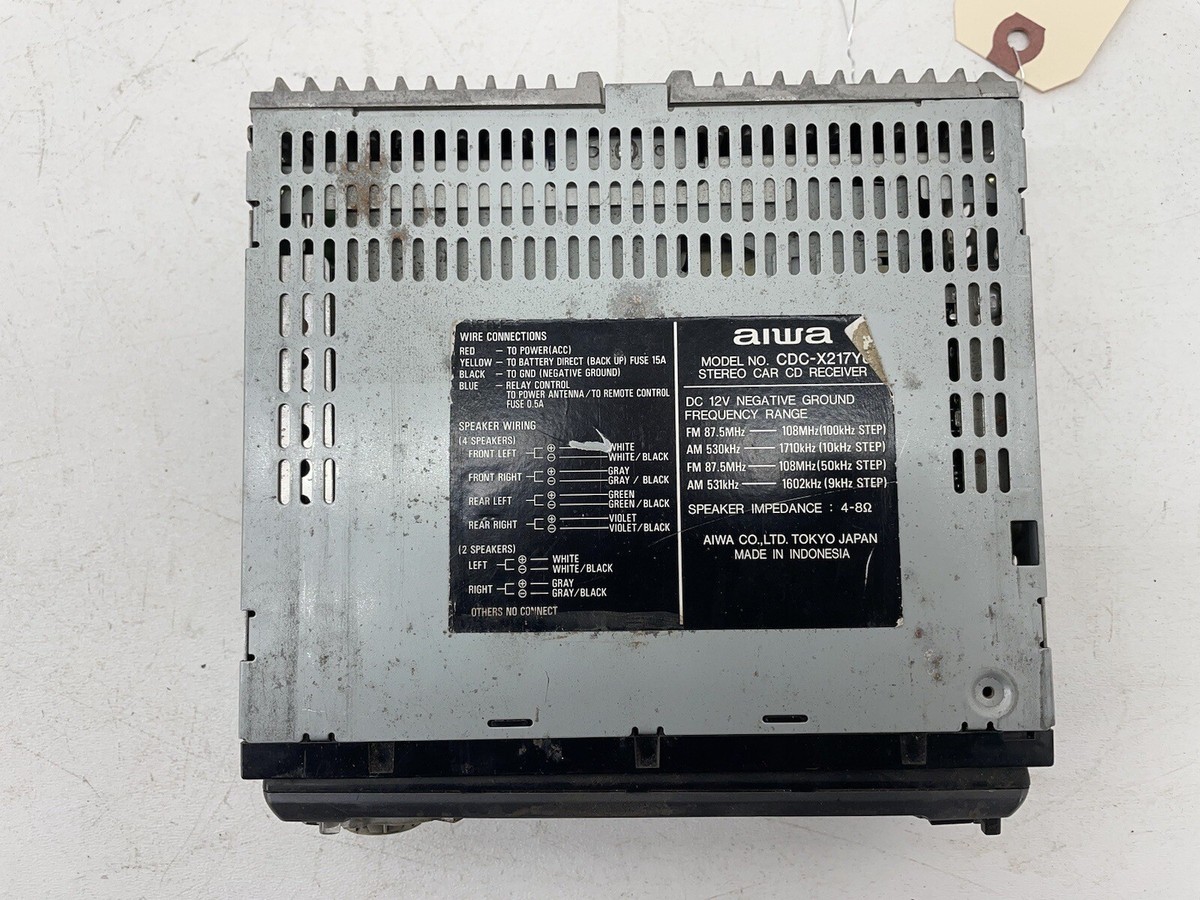 Aiwa CDC-X217YU CD Player Car Stereo CDC-X217YU READ for sale