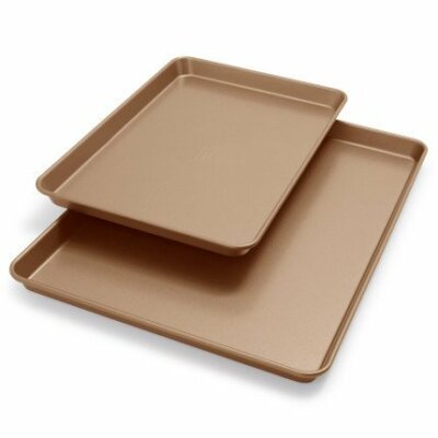 KitchenAid Professional-Grade Nonstick Jellyroll Pan and Baking Sheet KB2NSS9...