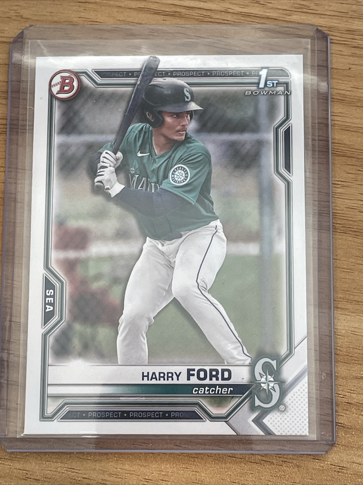 2021 Bowman Draft Harry Ford  1st Bowman BD-1 Seattle Mariners