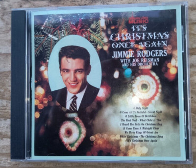 JIMMIE RODGERS ''IT'S CHRISTMAS ONCE AGAIN'' RARE 2003 CD REISSUE