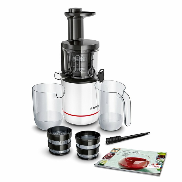 Bosch Entsafter Mesm500w Slow Juicer Vitaextract Mit Zwei Filtern