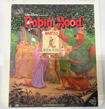 Video Disc "Robin Hood" Walt Disney Productions 1973 Classic in CED Format