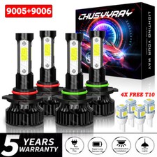 For Honda Accord 2003-2007 Led Headlight Bulbs White Highlow Beam 9005 9006