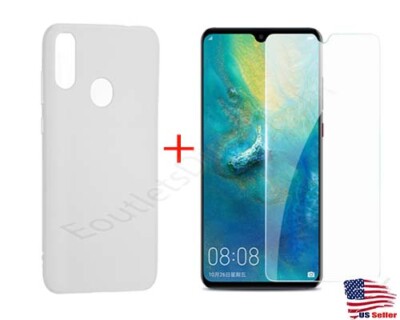New Soft Slim TPU Case Cover + 9H Tempered Glass For Visible ZTE Blade 10 Prime