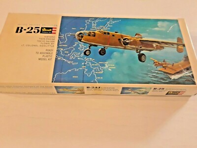 Revell's- B-25 (Doolittle Raider) #H-238- 1/63rd -COMPLETE -1st ISSUE- Read On