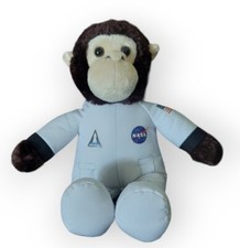 NASA 12" Plush Monkey Astronaut Kennedy Space Center Souvenir GUC NO TAG