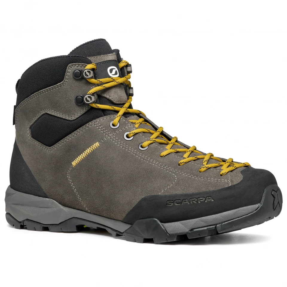 Scarpa Mojito Hike GTX Suede wide Herren Wanderschuhe Outdoor titanium mustard