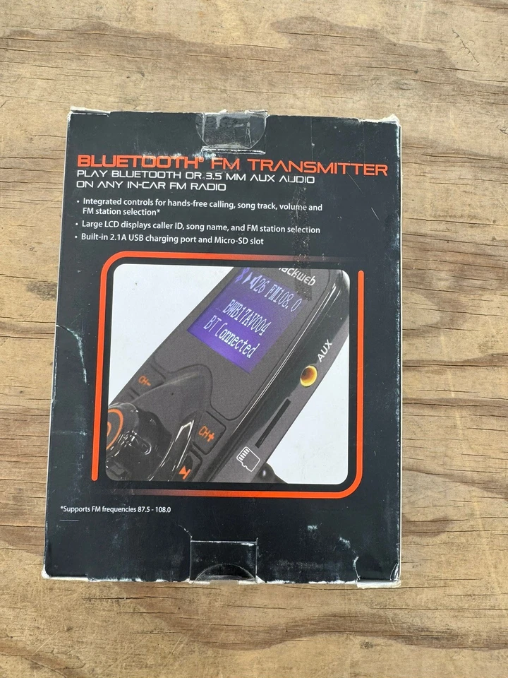 BLACKWEB BLUETOOTH FM ПЕРЕДАТЧИК - Изображение 2 из 2