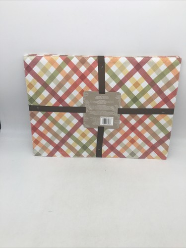 Autumn Gingham Placemats (Set of 4) Country Living - Picture 3 of 4