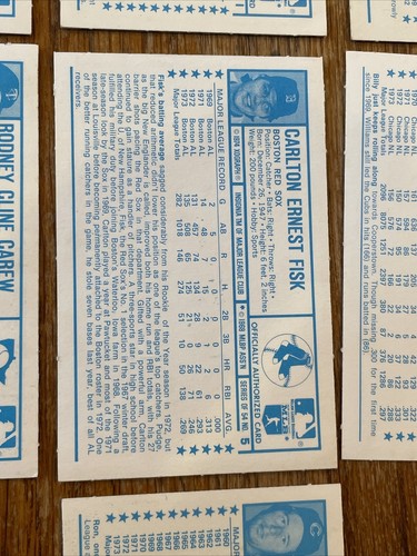 1974 Kellogg's 3-D Baseball Card Lot (Low  Grade) CRACKS 7 HOF CARDS Fisk Gibson - Picture 15 of 17
