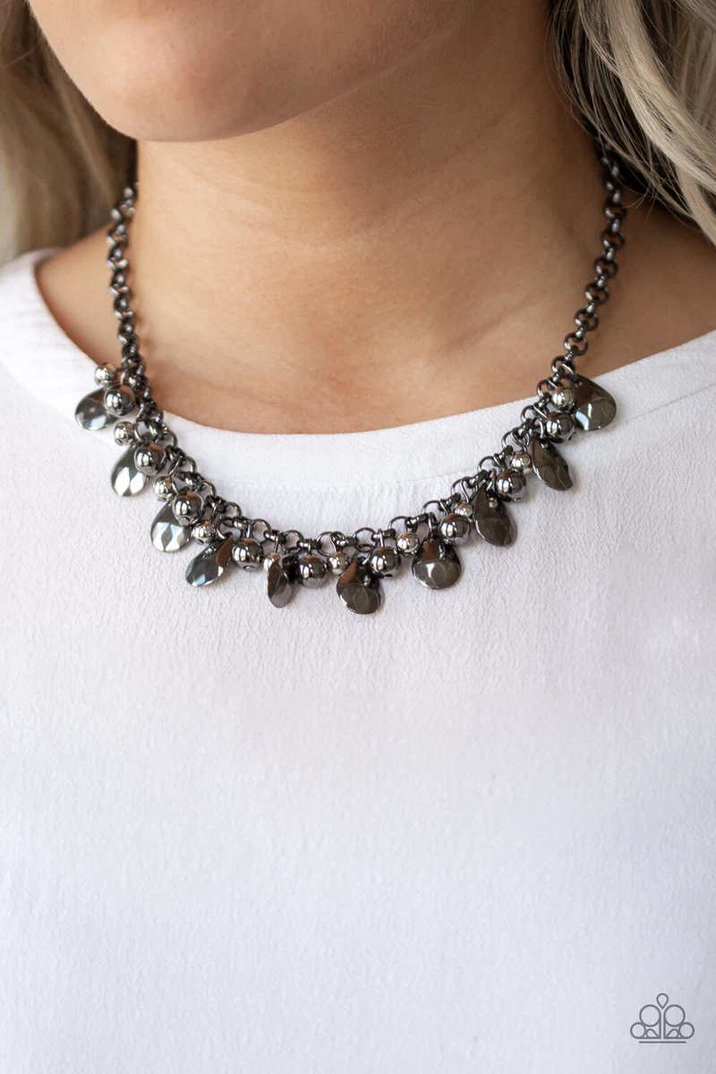 Starry Anthem - Black Necklace - Paparazzi Accessories – Bedazzle Me Pretty  Mobile Fashion Boutique