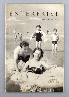 DE HAVILLAND ENTERPRISE JUNI 1957 VINTAGE STAFF MAGAZIN VAMPIRKOMET BIENENREIHER