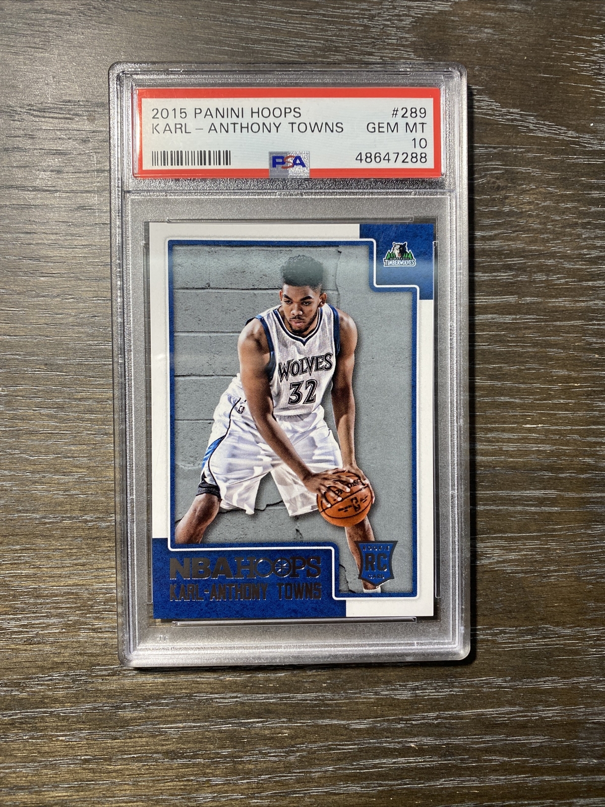 Karl Anthony Towns Rookie PSA 10 NBA Hoops #289 | eBay