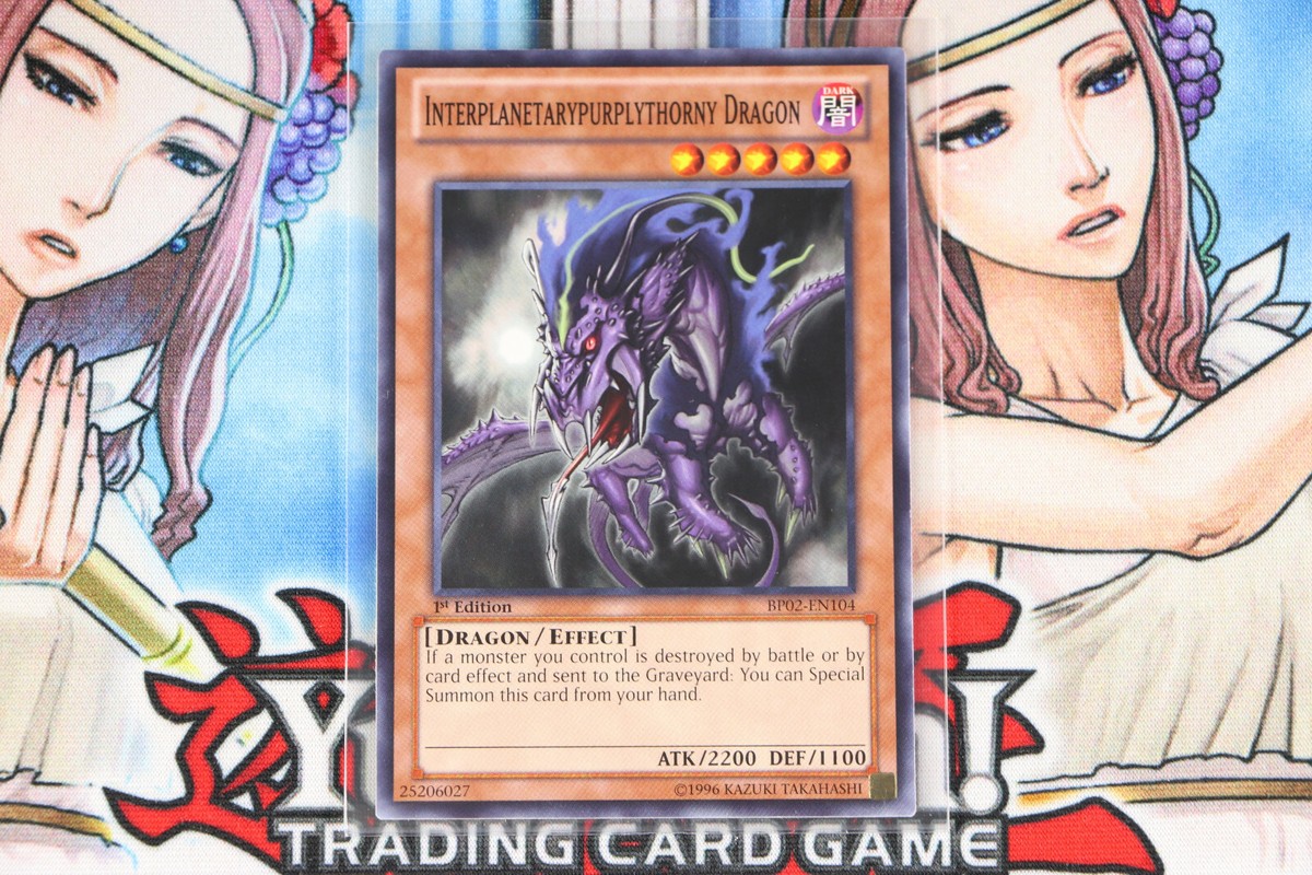 Yugioh Interplanetarypurplythorny Dragon BP02-EN104 1st Edition
