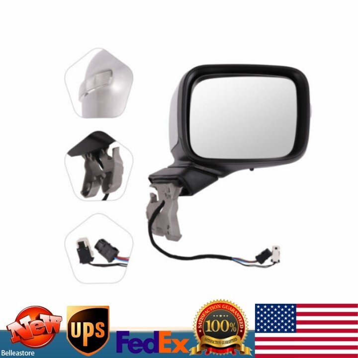 Right Silver Mirror Passenger Side for Jeep Renegade 2015 2016-2021 Adjustable